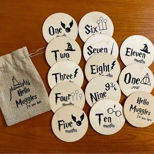 Hello Muggles Harry Potter Monthly Milestone Discs